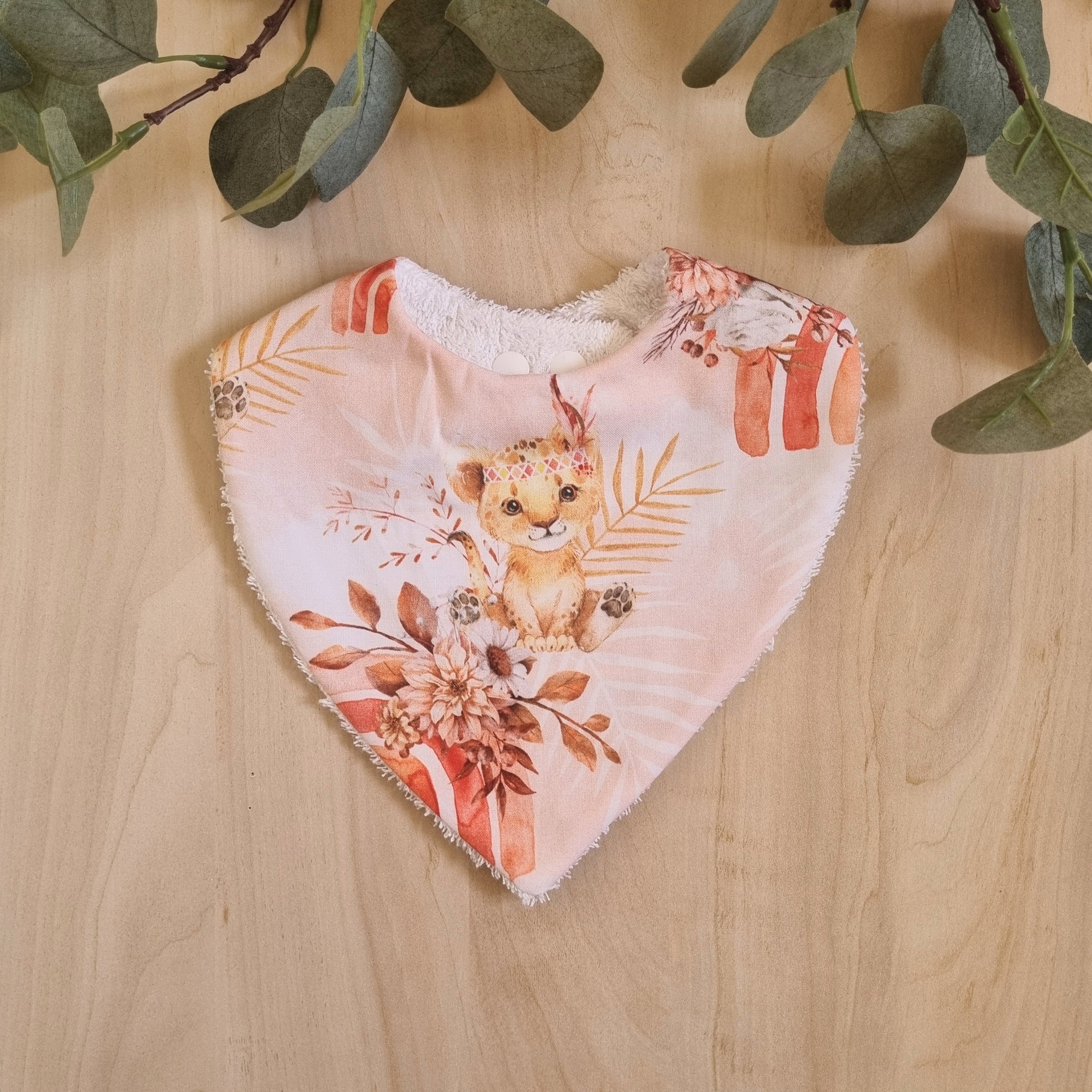 Bavoir bandana évolutif •Baby Lion•