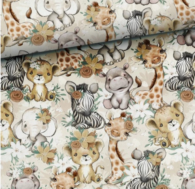 Bébé Animaux Fleurs