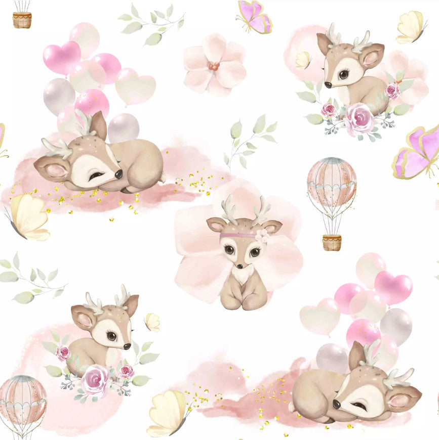 Montgolfière Rose Biche