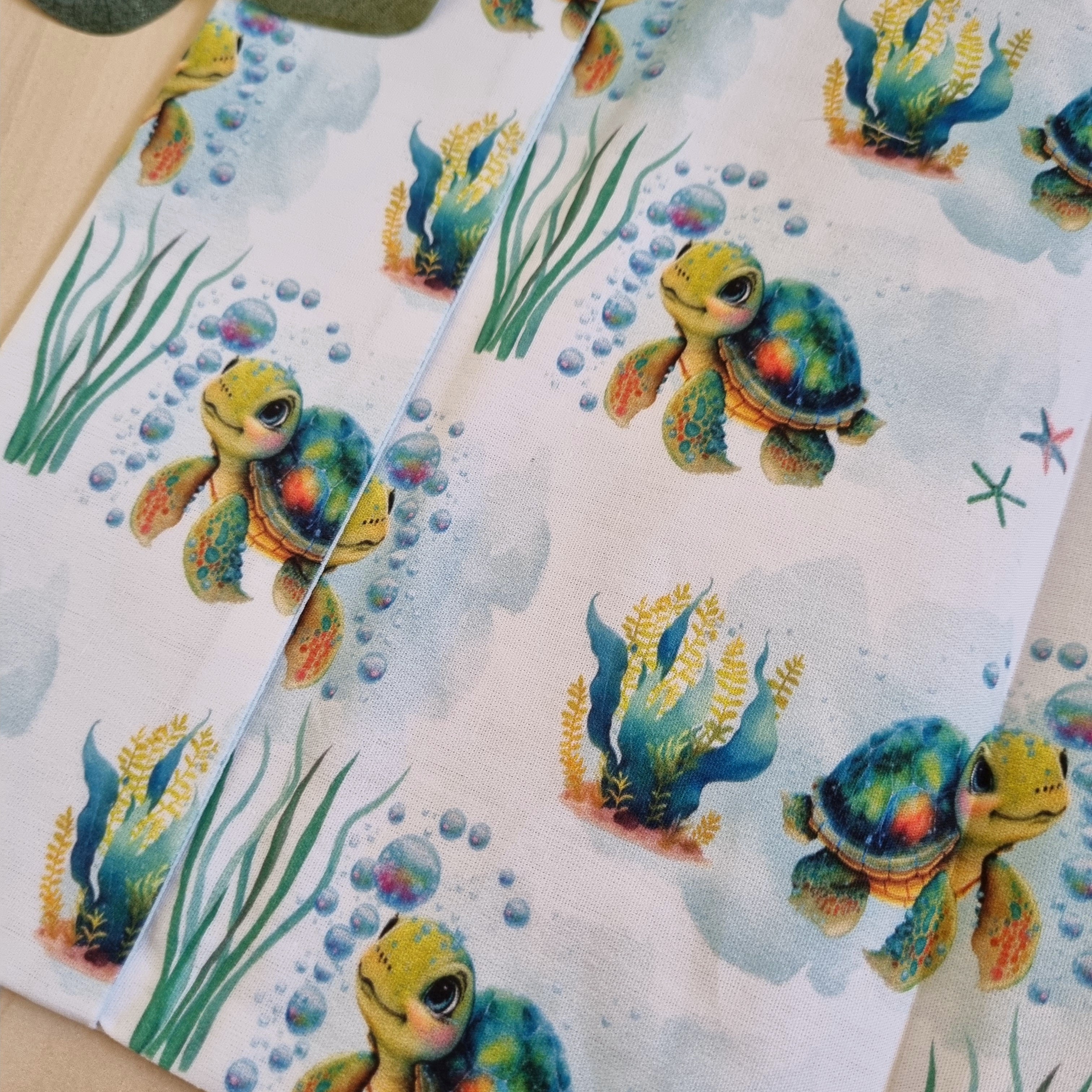 Protège Carnet de santé personnalisable •Tortue Bleue•