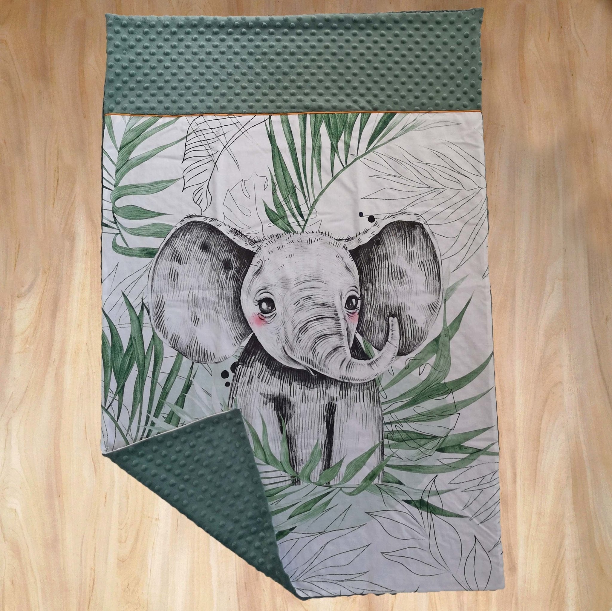 Couverture Savane Jade - Babychouettecouture