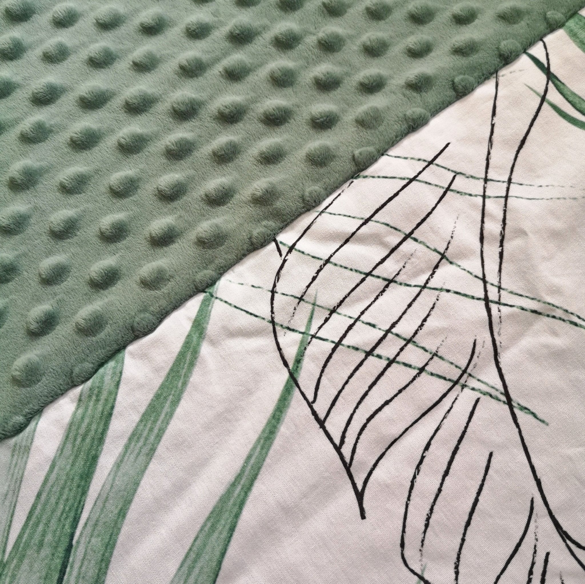 Couverture Savane Jade - Babychouettecouture