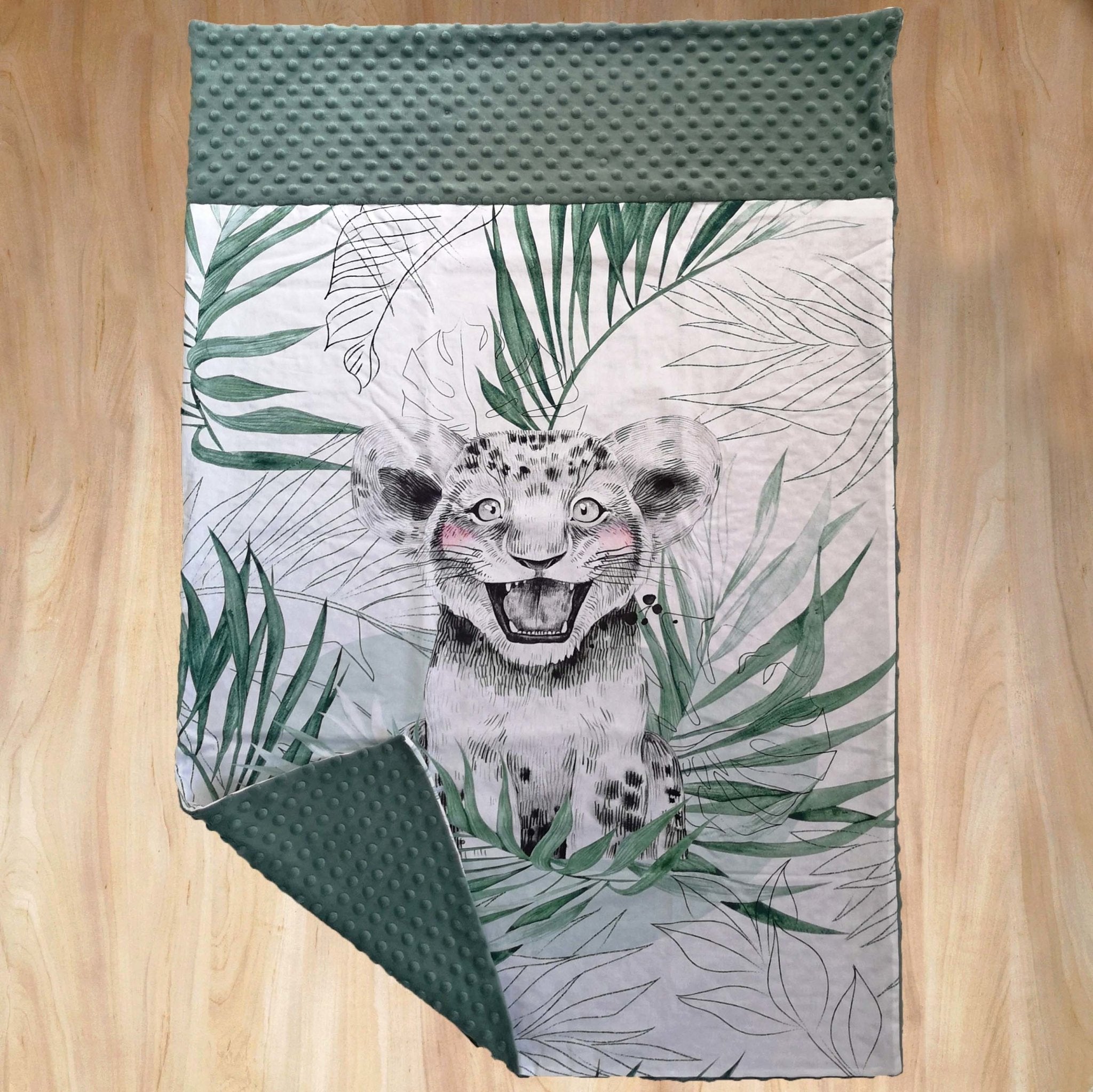 Couverture Savane Jade - Babychouettecouture