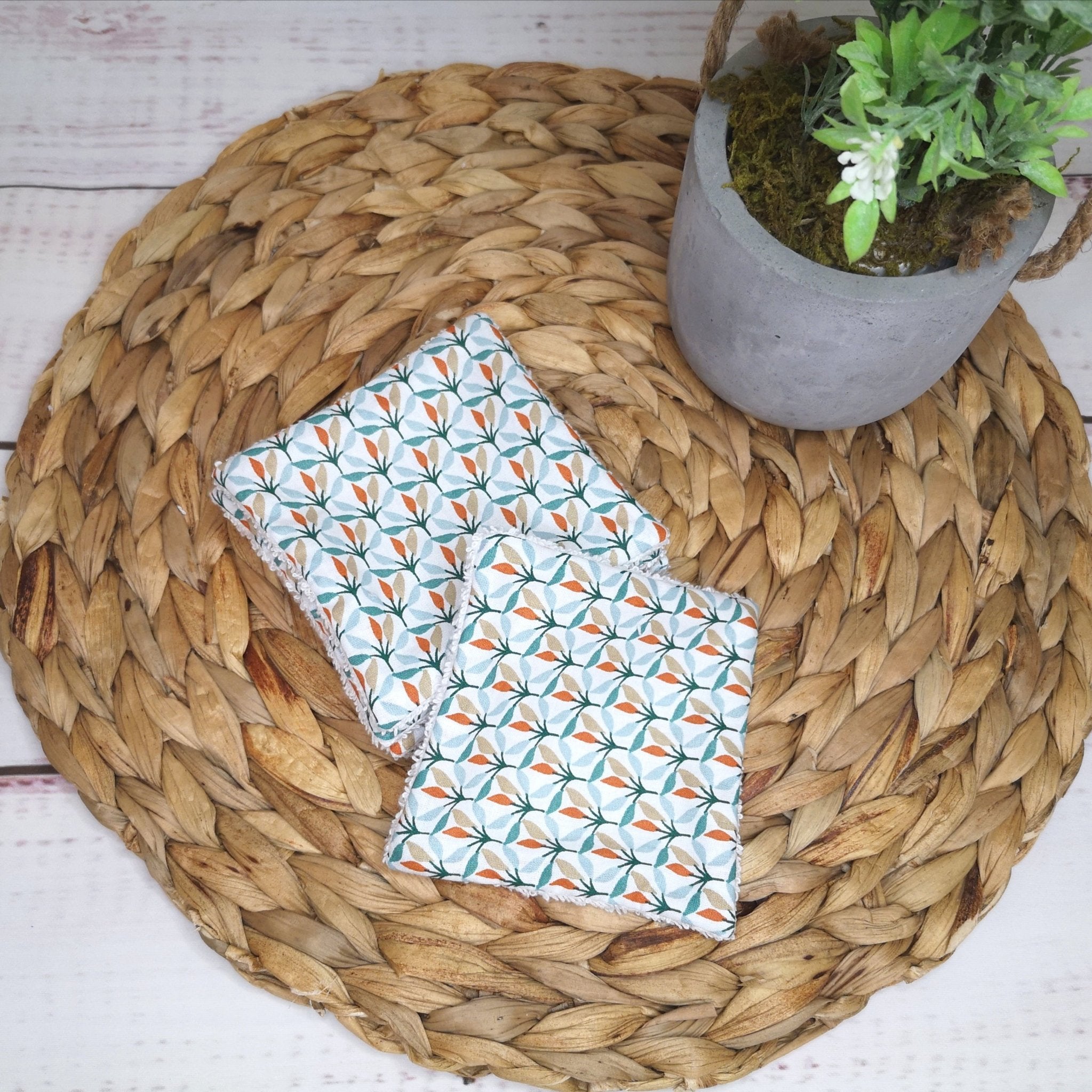 Ensemble de 15 lingettes démaquillantes - Babychouettecouture
