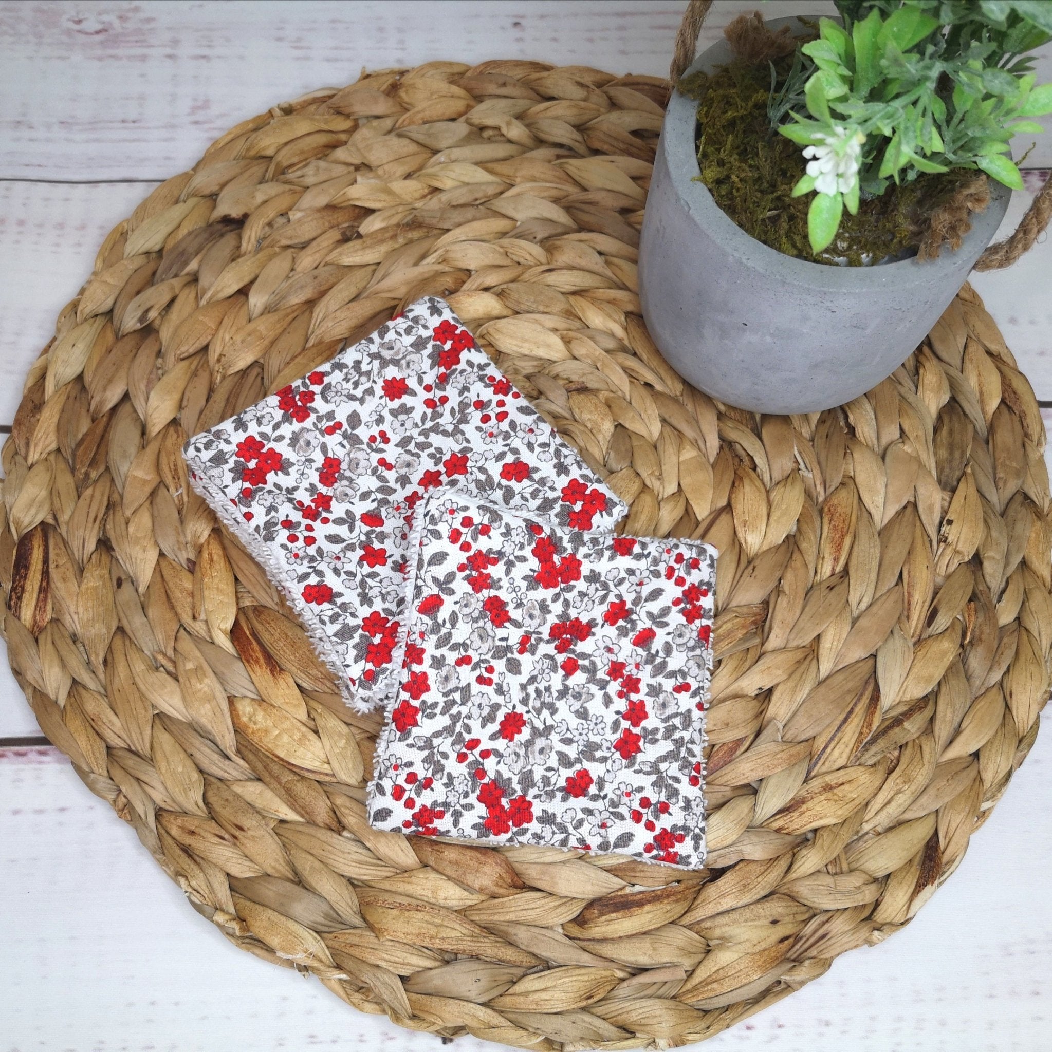 Ensemble de 15 lingettes démaquillantes - Babychouettecouture