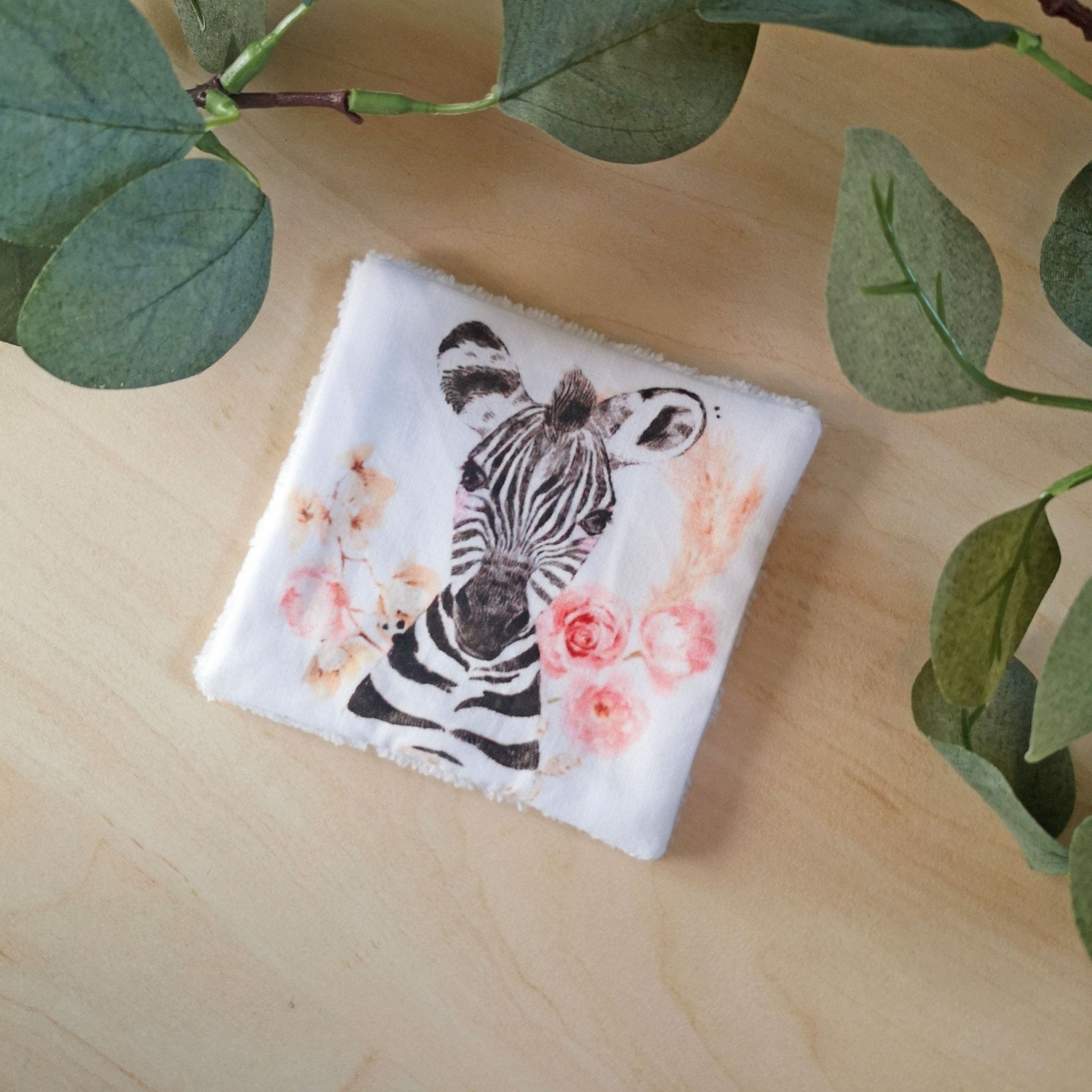 Ensemble de 4 lingettes Savane Bohême - Babychouettecouture