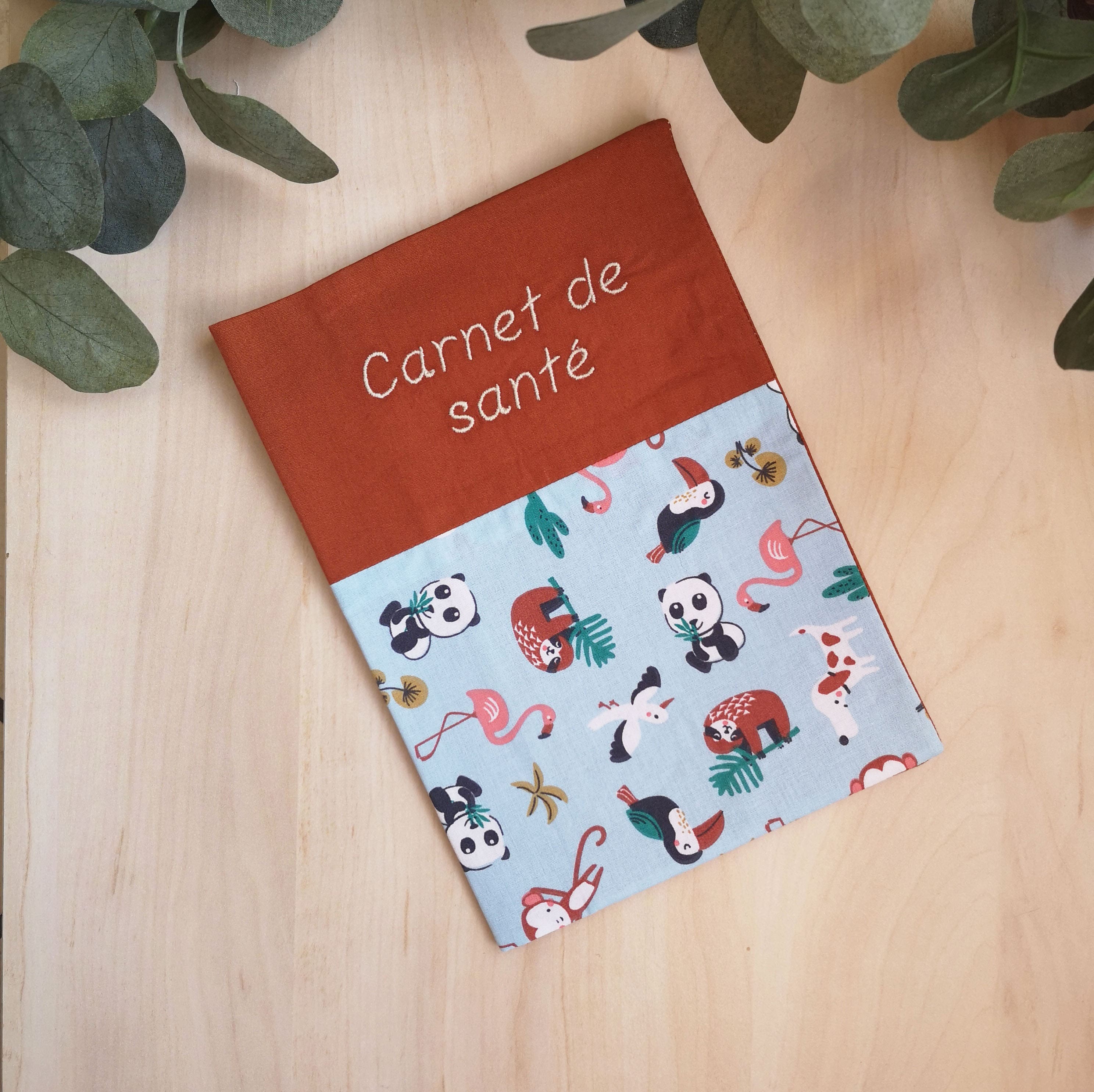 Protège Carnet de santé personnalisable •Toucans & Cie•