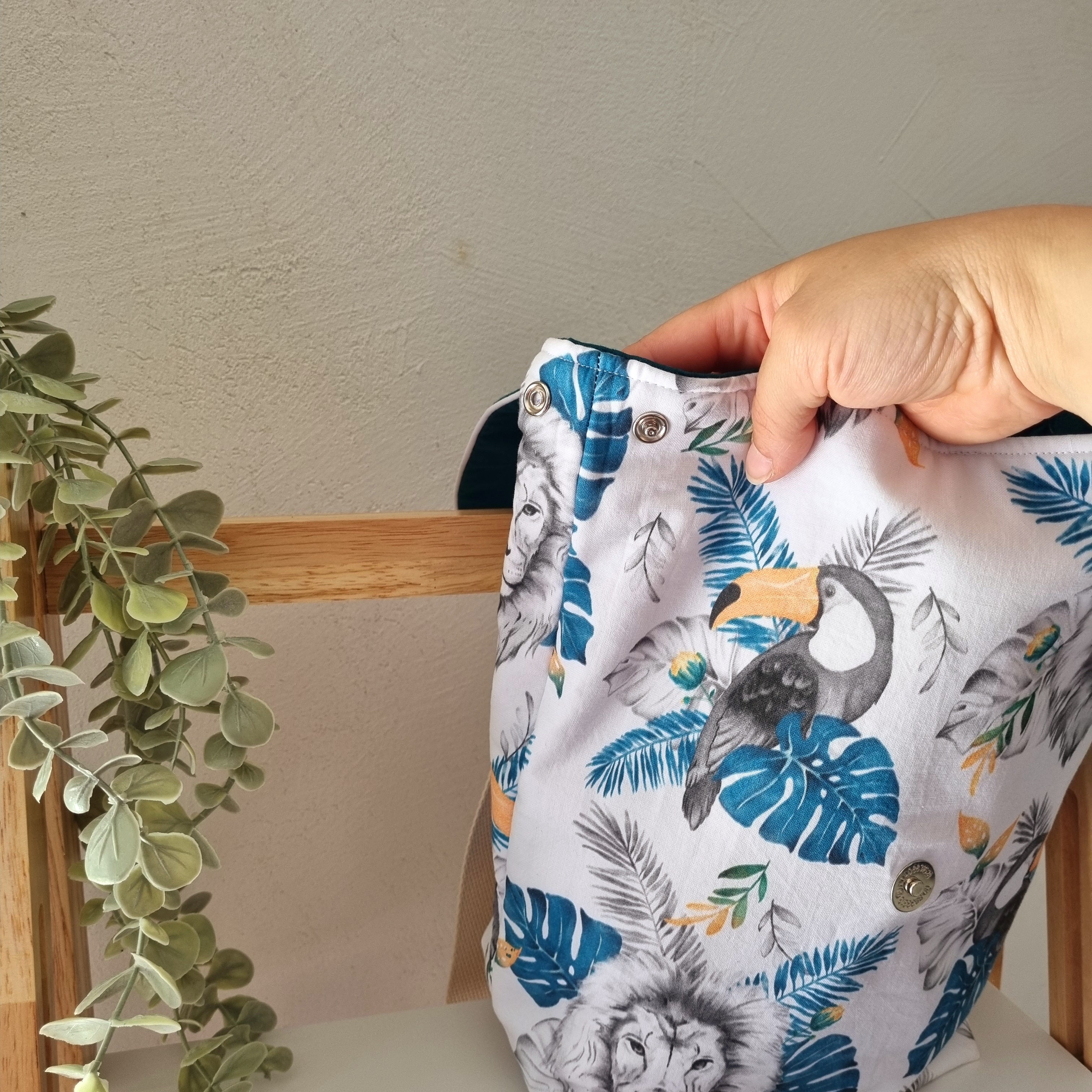 Sac à dos enfant • Safari Monstera •