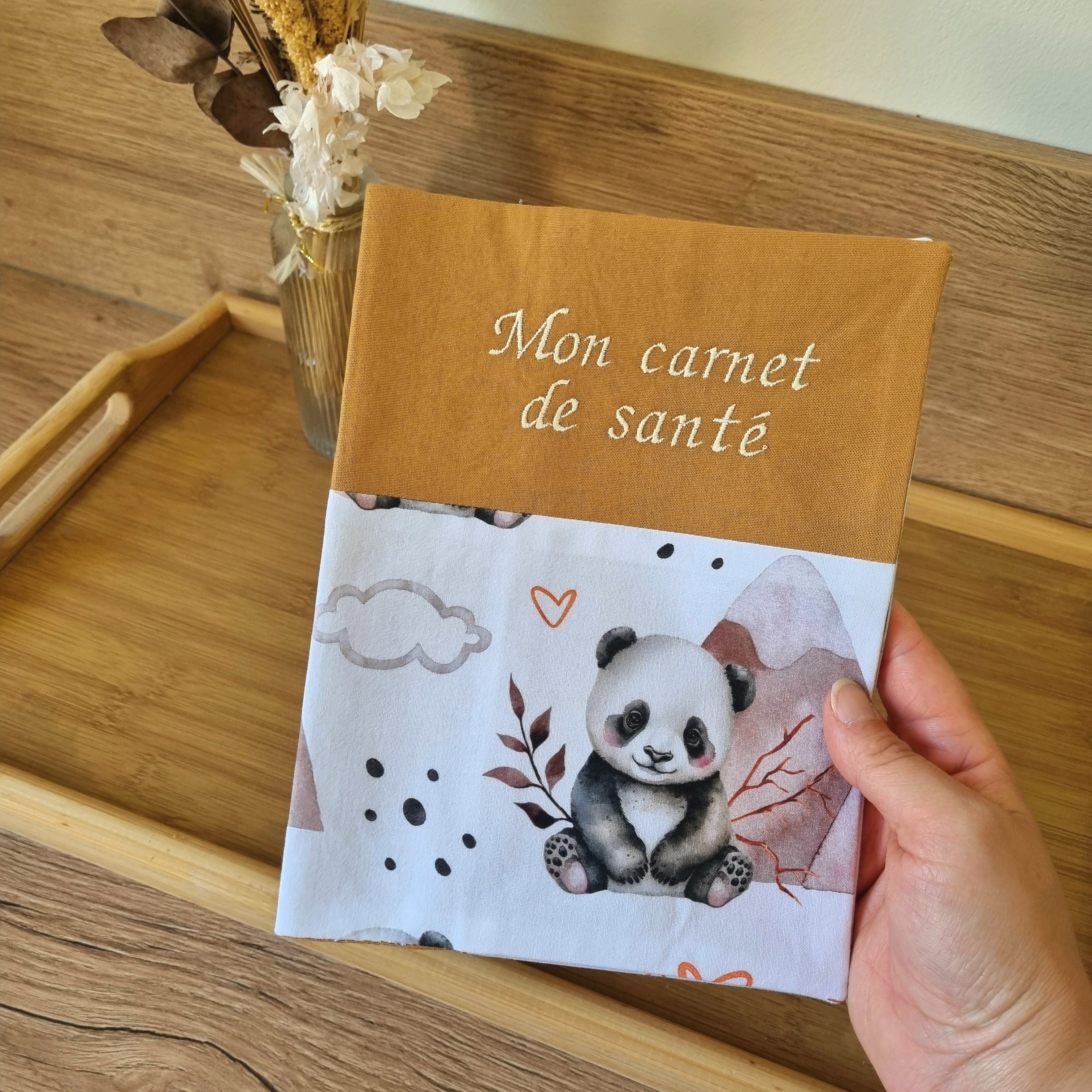 Coffret naissance Album photo + carnet de santé •Pandas Mixtes•