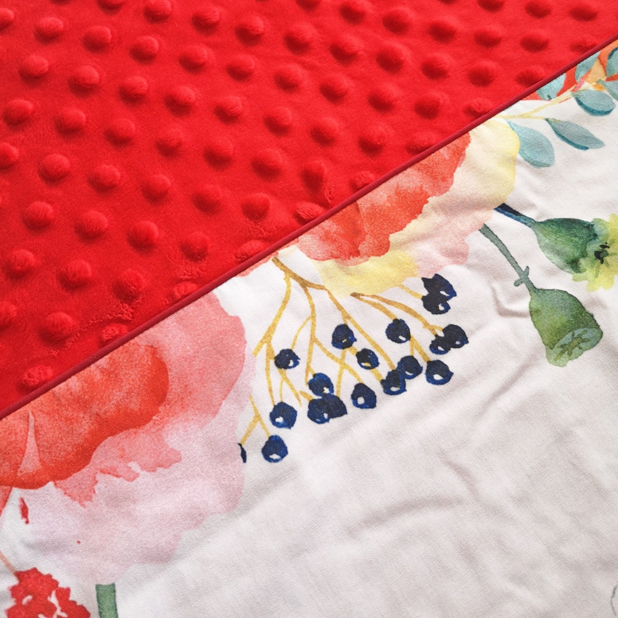 Couverture Biche Coquelicot - Babychouettecouture